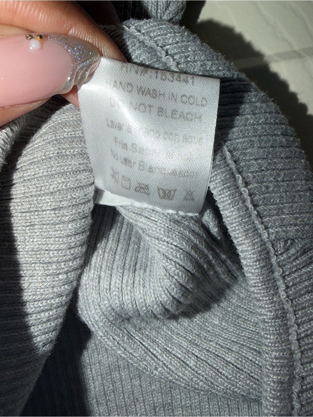 Fashion Nova Ribbed Sleeveless Gris Gray Bodysuit - Size Medium - Picture 6 of 6